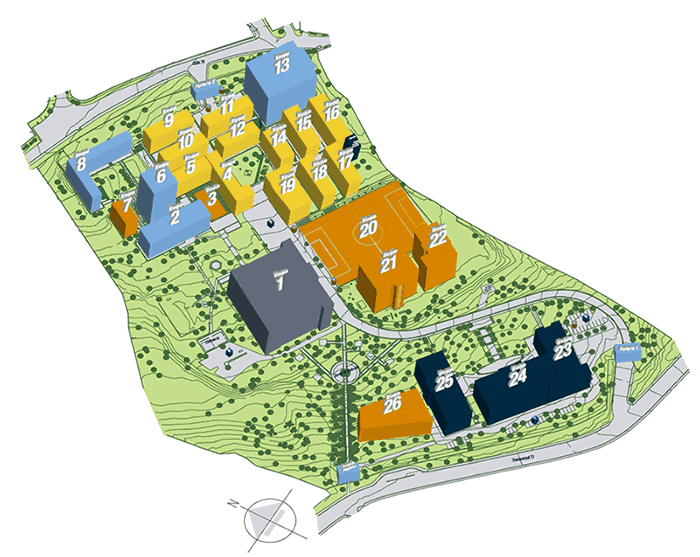 Mapa Campus Robledo