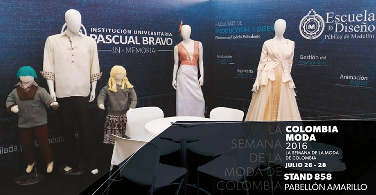 Stand I.U. Pascual Bravo en Colombiamoda 2016